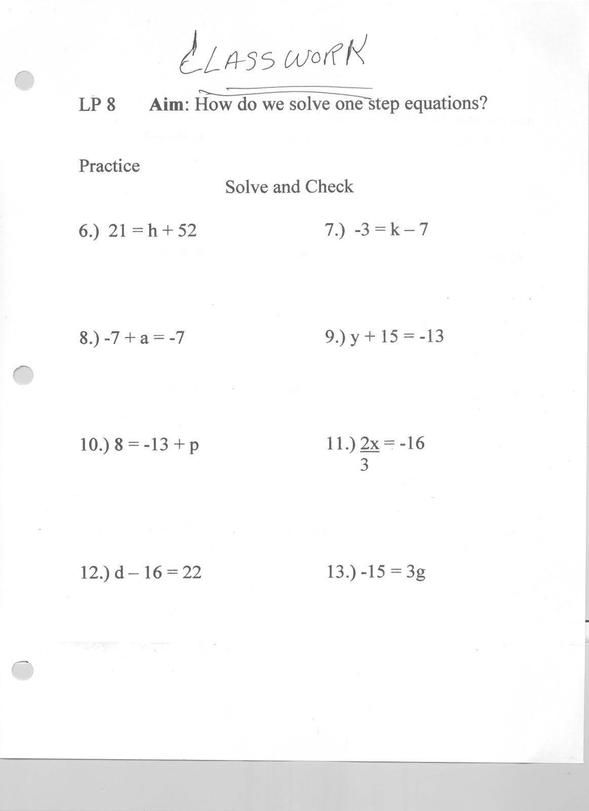 Help on math homework